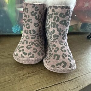 Leopard Print Baby Uggs